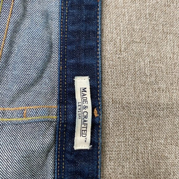 Levi's Made Crafted Tack Slim Denim Jeans Men's 29 Low Rise Blue Shyler Cut USA - Picture 5 of 16